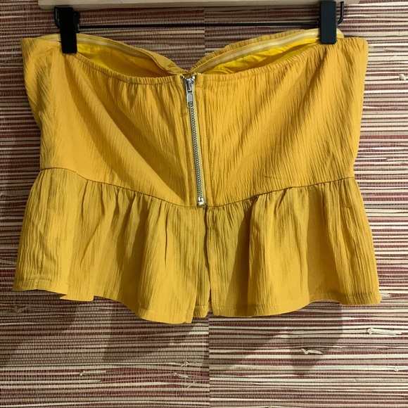 A’GACI Yellow Tube Top - Picture 2 of 3